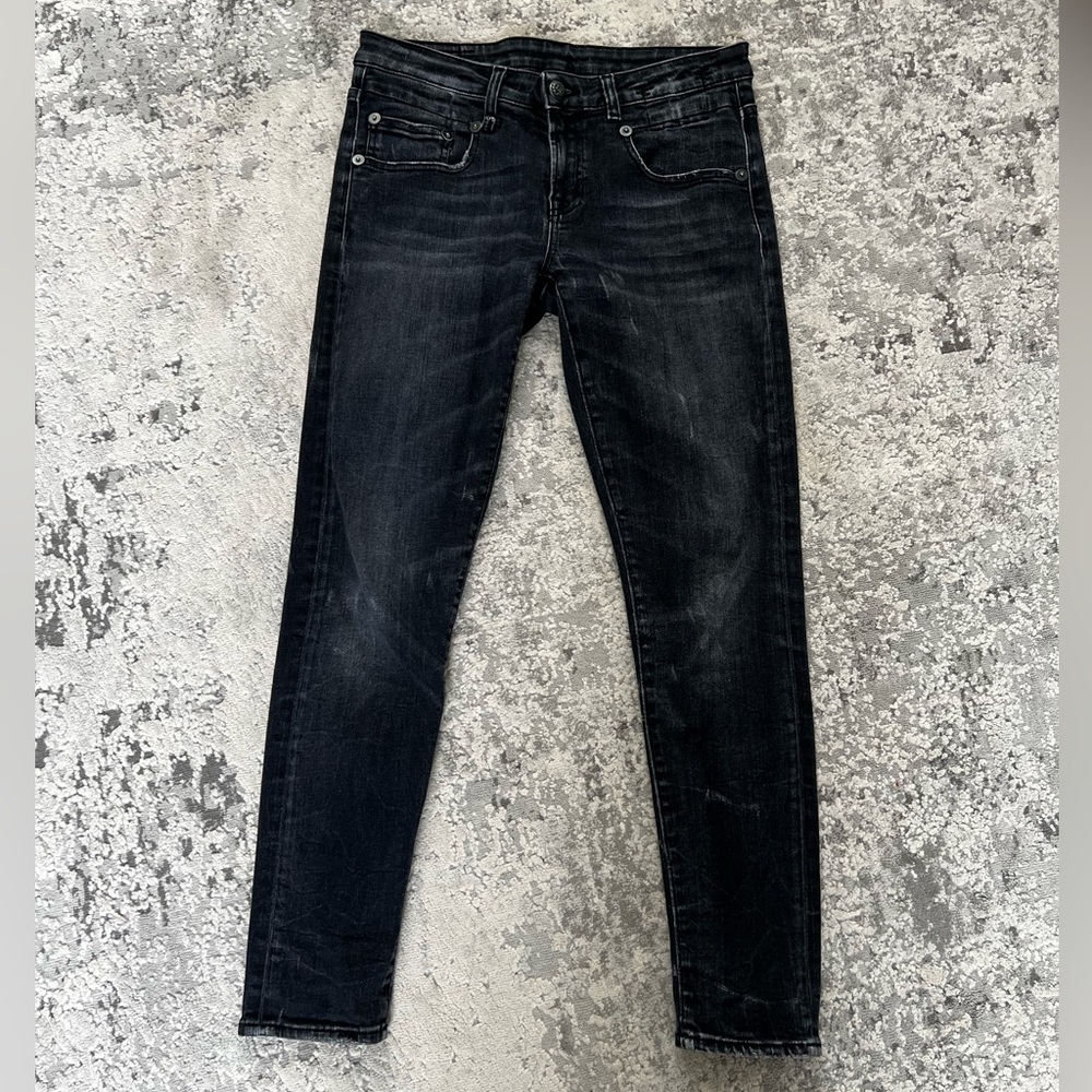 R13 Black Jean boy cut size 25